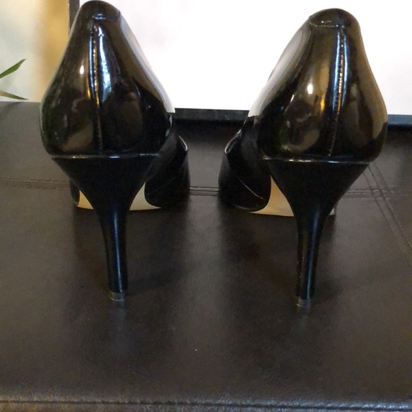 Nine West Black Patent Heels, New - Picture 4 of 7